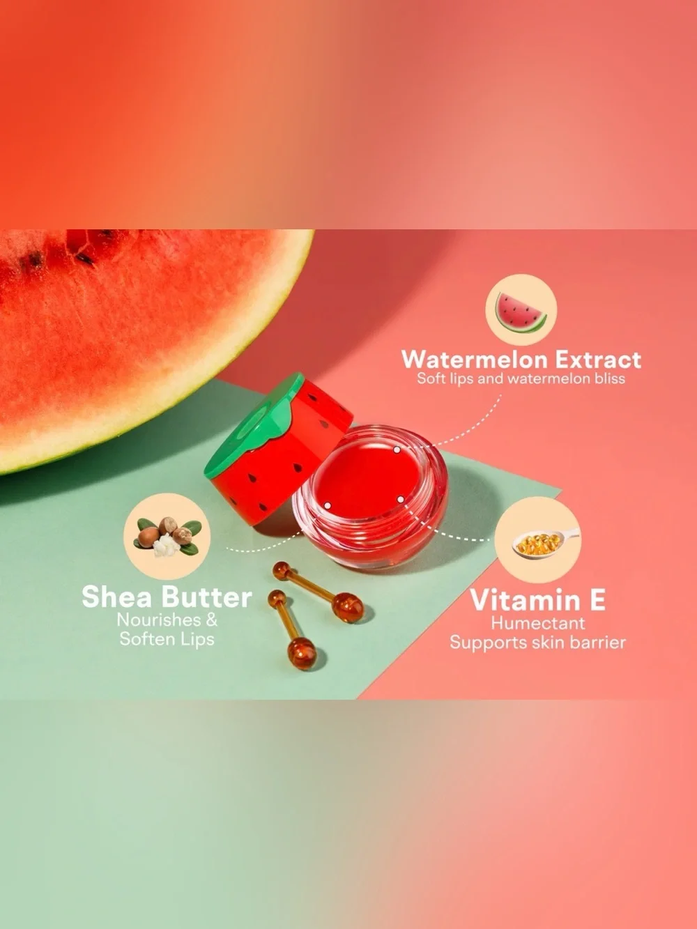 Watermelon Bee Balm Lip Nourishment